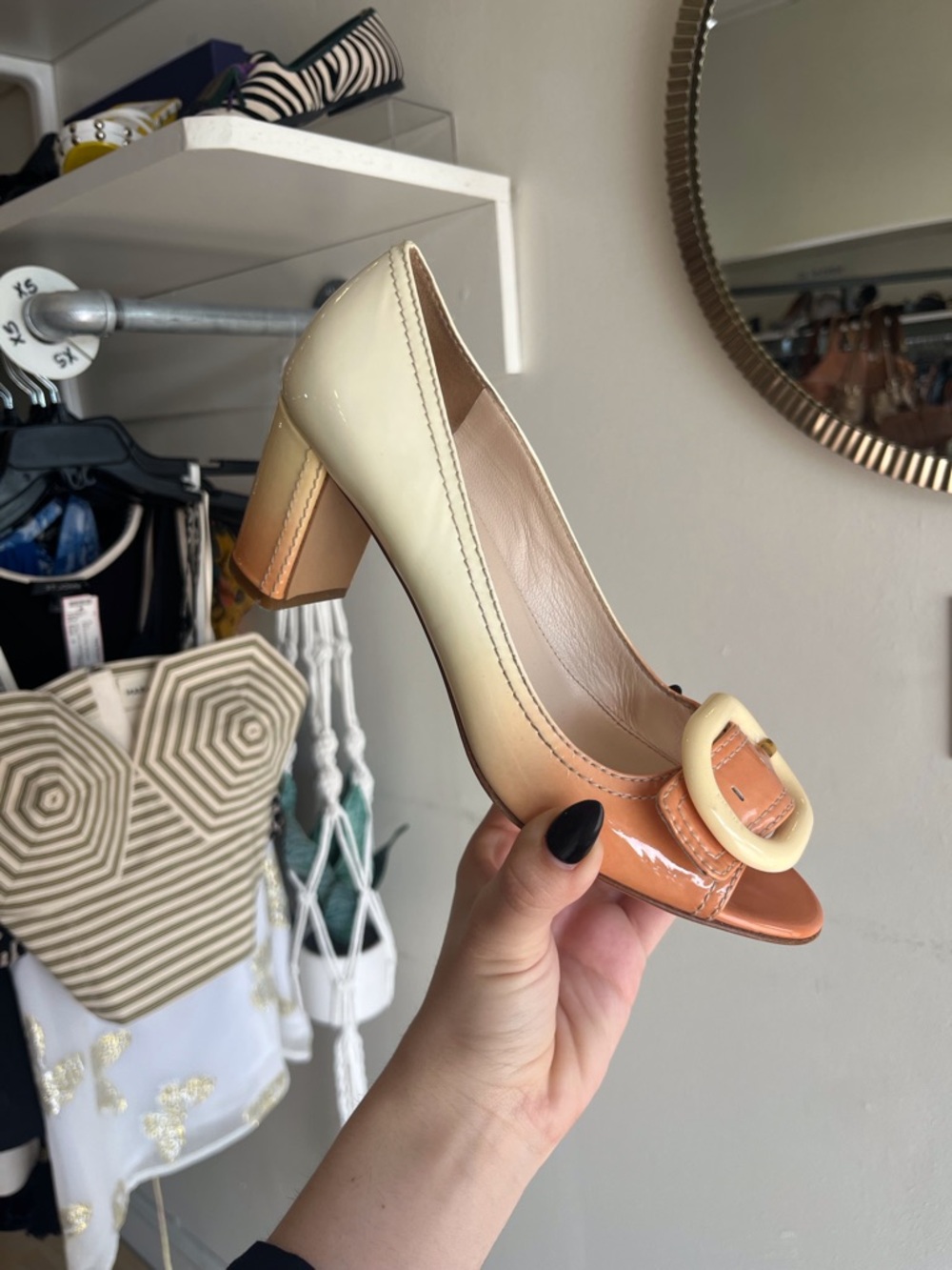 Prada 60’s style heels